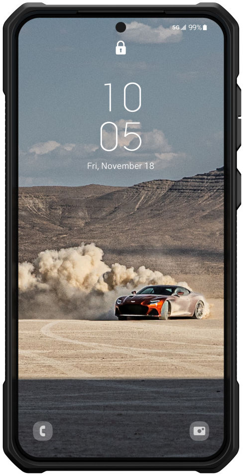 Urban Armor Gear Monarch Kevlar Samsung Galaxy S23 Plus Hoesje Zwart afbeelding 7