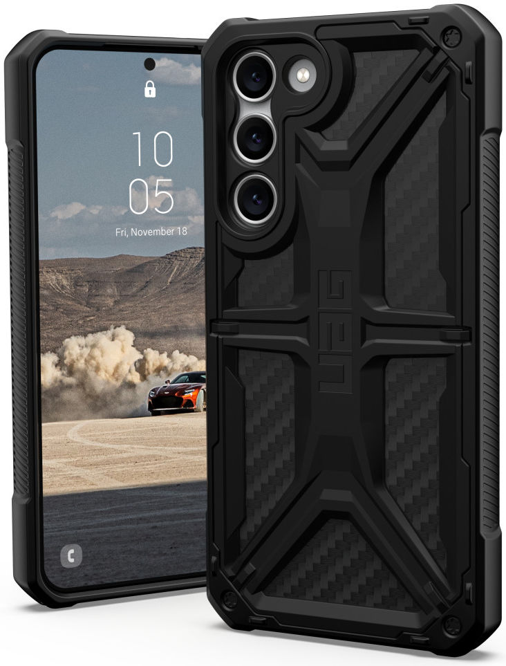 Urban Armor Gear Monarch Samsung Galaxy S23 Plus Hoesje Carbon afbeelding 1