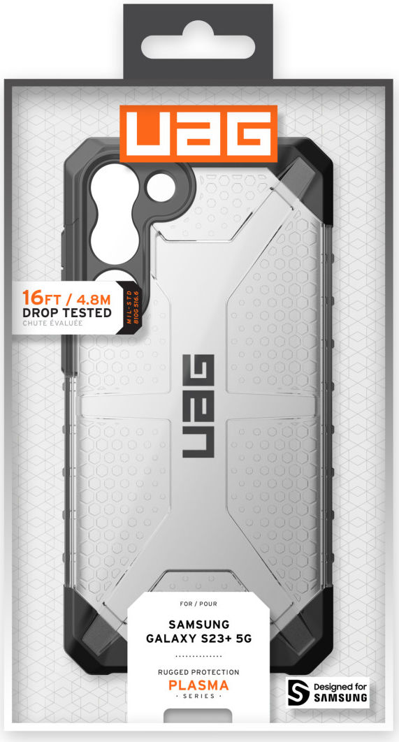Urban Armor Gear Plasma Samsung Galaxy S23 Plus Hoesje Back Cover Ice afbeelding 18
