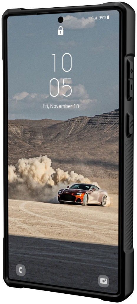 Urban Armor Gear Monarch Kevlar Samsung Galaxy S23 Ultra Hoesje Zwart afbeelding 7