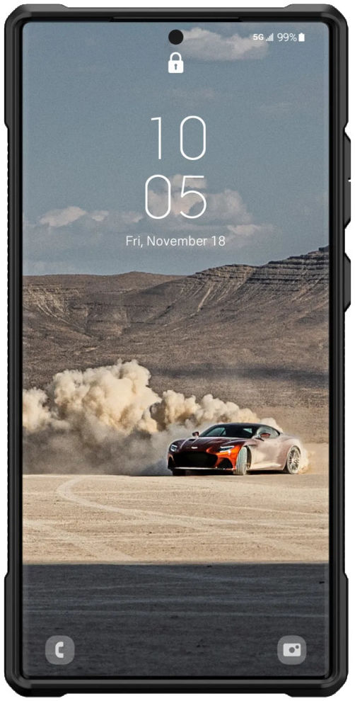 Urban Armor Gear Monarch Samsung Galaxy S23 Ultra Hoesje Carbon afbeelding 5