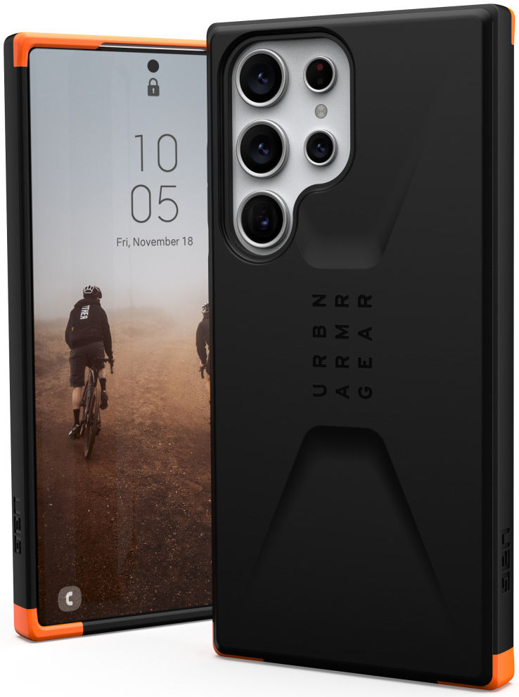 Urban Armor Gear Civilian Samsung Galaxy S23 Ultra Hoesje Zwart afbeelding 1
