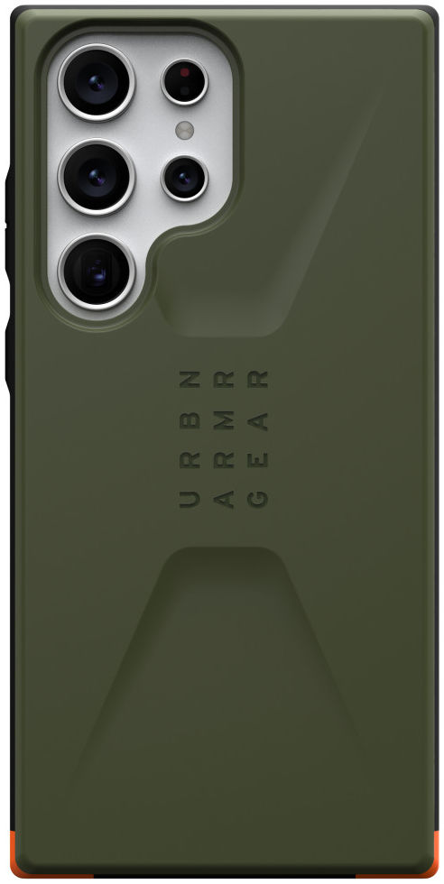 Urban Armor Gear Civilian Samsung Galaxy S23 Ultra Hoesje Olive afbeelding 4