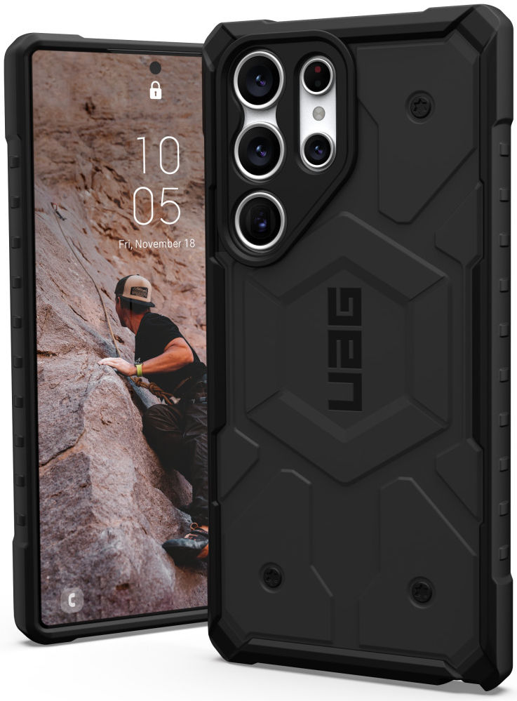 Urban Armor Gear Pathfinder Samsung Galaxy S23 Ultra Hoesje Zwart afbeelding 1