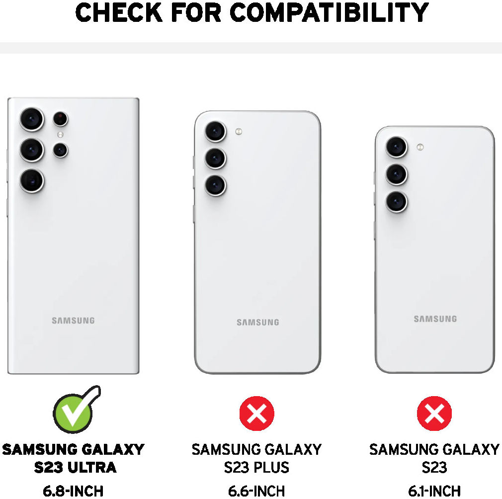 Urban Armor Gear Pathfinder Samsung Galaxy S23 Ultra Hoesje Zwart afbeelding 5