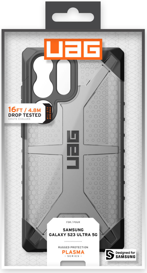 Urban Armor Gear Plasma Samsung Galaxy S23 Ultra Hoesje Ash afbeelding 15
