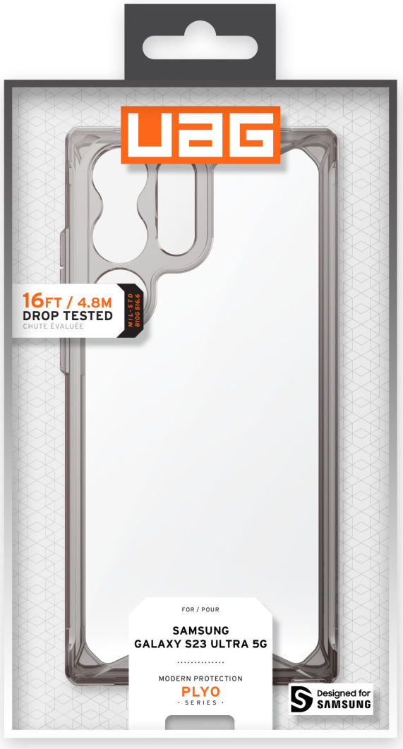 Urban Armor Gear Plyo Samsung Galaxy S23 Ultra Hoesje Back Cover Ash afbeelding 18