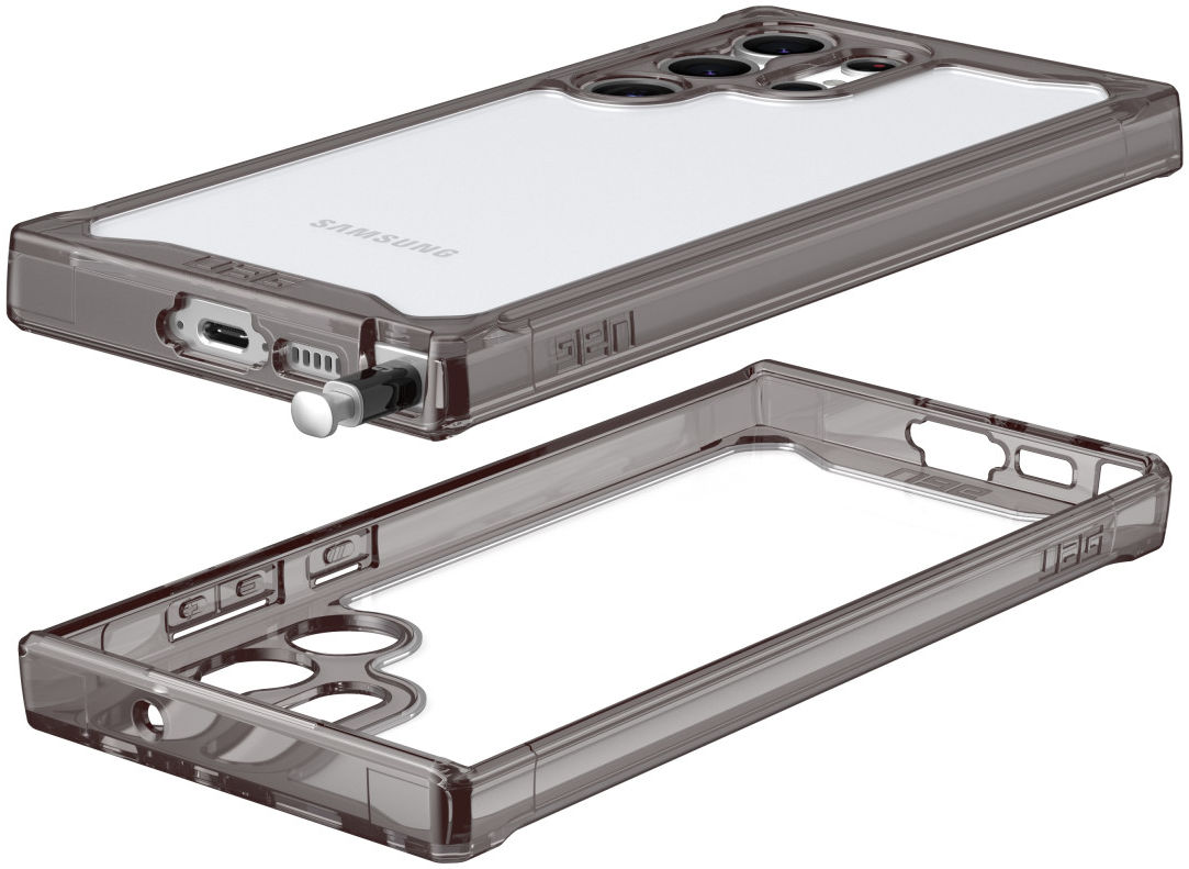 Urban Armor Gear Plyo Samsung Galaxy S23 Ultra Hoesje Back Cover Ash afbeelding 7