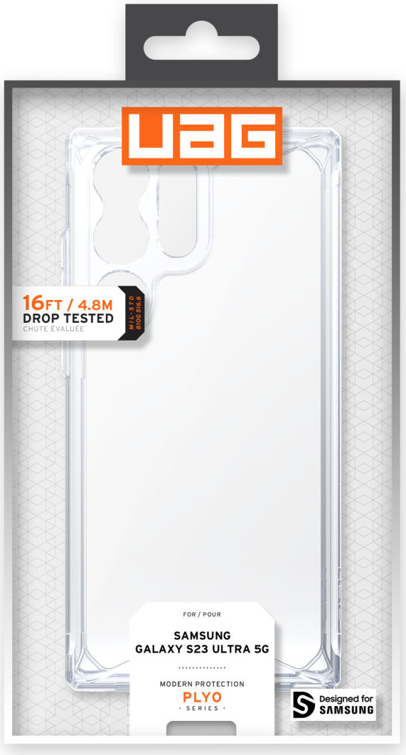Urban Armor Gear Plyo Samsung Galaxy S23 Ultra Hoesje Back Cover Ice afbeelding 18