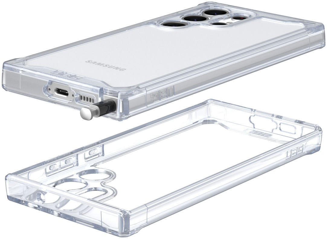 Urban Armor Gear Plyo Samsung Galaxy S23 Ultra Hoesje Back Cover Ice afbeelding 4