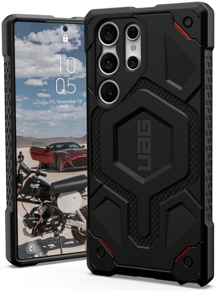 UAG Monarch Pro Samsung Galaxy S23 Ultra Hoesje MagSafe Zwart afbeelding 1