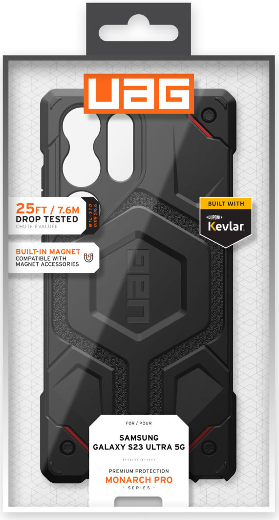 UAG Monarch Pro Samsung Galaxy S23 Ultra Hoesje MagSafe Zwart afbeelding 11