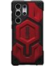 UAG Monarch Pro Samsung Galaxy S23 Ultra Hoesje MagSafe Crimson