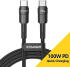Essager Star 100W USB-C Snellaad Kabel PD 5A QC 4.0 0.5M Zwart afbeelding 8