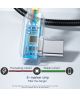 Essager 90° 100W USB-C Snellaad Kabel met Haakse Hoek 5A 3M Zwart