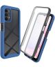 Samsung Galaxy A23 Hoesje Full Protect 360° Cover Hybride Blauw