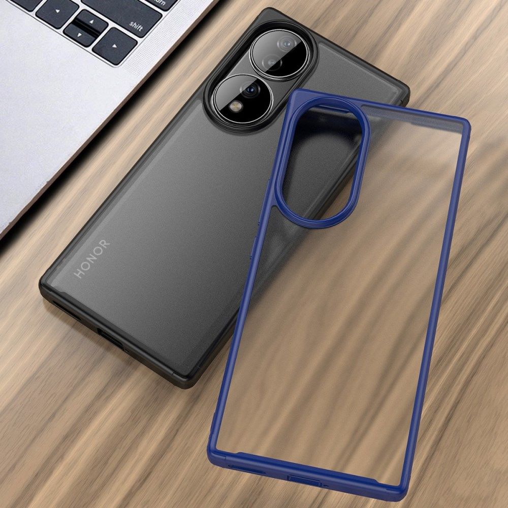 Honor 70 Hoesje Armor Back Cover Transparant Zwart afbeelding 5
