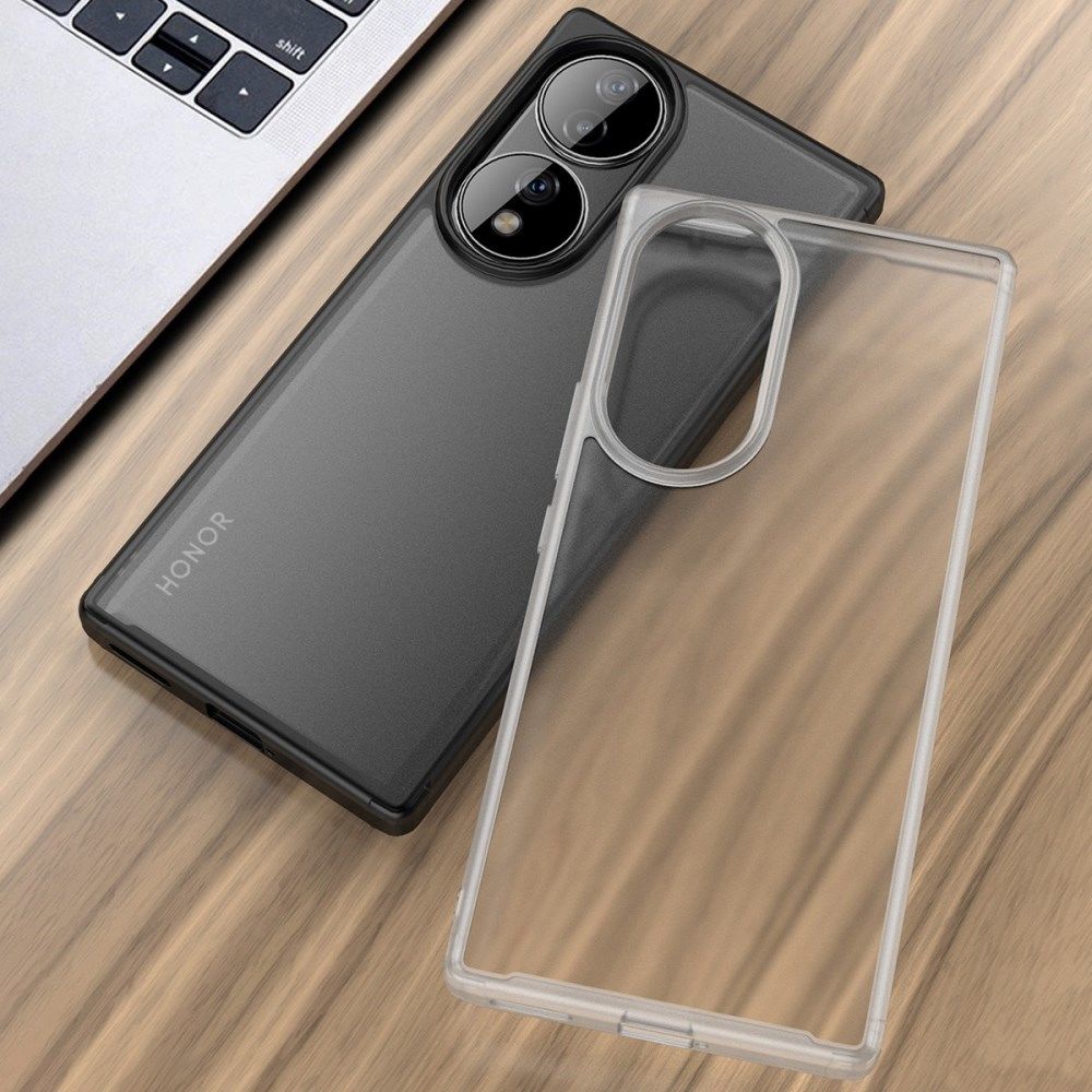 Honor 70 Hoesje Armor Back Cover Transparant Zwart afbeelding 6