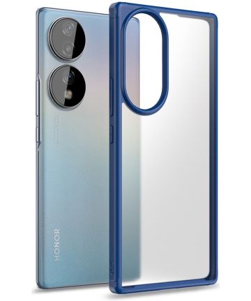 Honor 70 Hoesje Armor Back Cover Transparant Blauw Hoesjes
