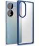 Honor 70 Hoesje Armor Back Cover Transparant Blauw