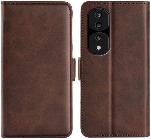 Honor 70 Hoesje Wallet Book Case Kunstleer Bruin afbeelding 10