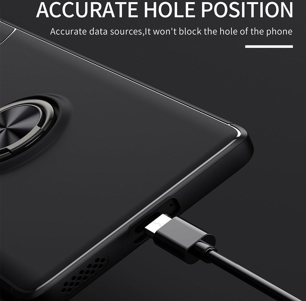 Honor 70 Hoesje met Magnetische Kickstand Ring Blauw afbeelding 8