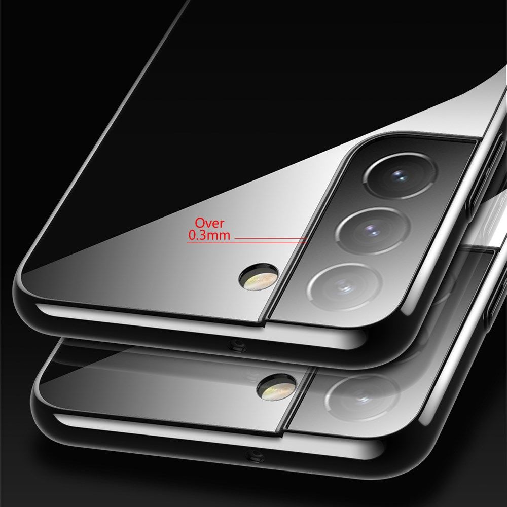 Samsung Galaxy S22 Ultra Hoesje Back Cover Transparant Zwart afbeelding 6