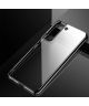 Samsung Galaxy S22 Hoesje Back Cover Transparant Zwart