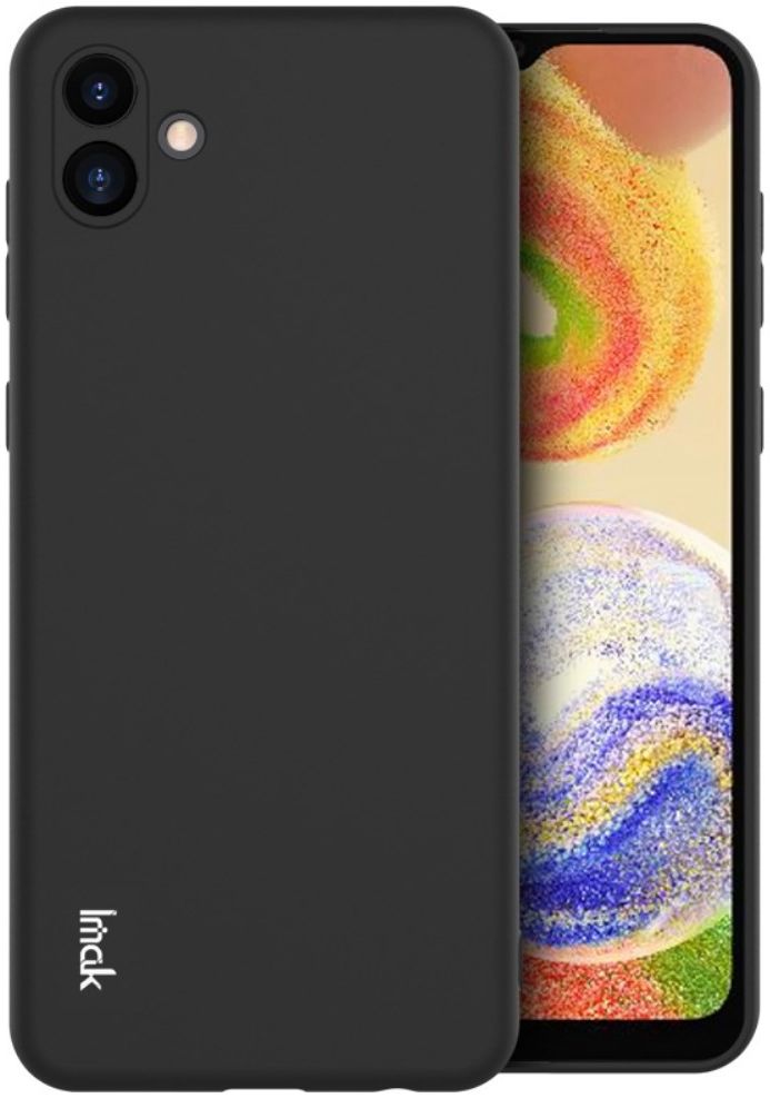 IMAK UC-3 Series Samsung Galaxy A04 Hoesje Dun TPU Zwart afbeelding 1
