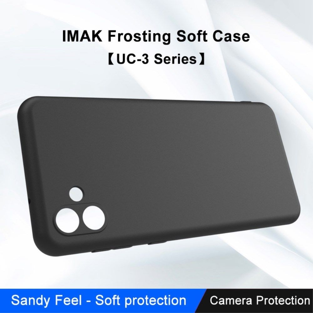 IMAK UC-3 Series Samsung Galaxy A04 Hoesje Dun TPU Zwart afbeelding 3