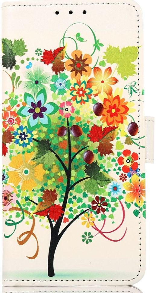 Samsung Galaxy A04 Hoesje Portemonnee Book Case met Boom Print afbeelding 1