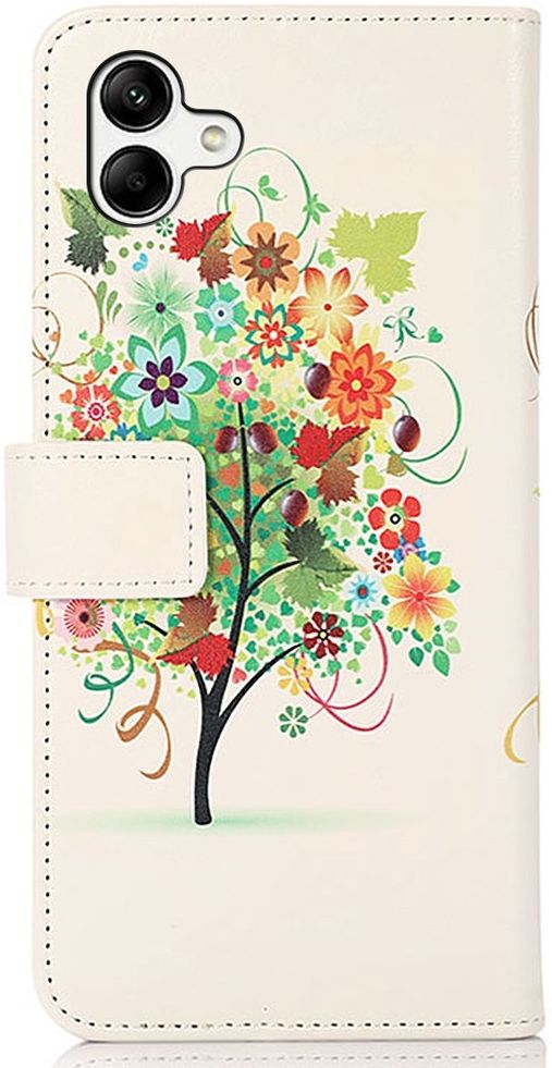 Samsung Galaxy A04 Hoesje Portemonnee Book Case met Boom Print afbeelding 3
