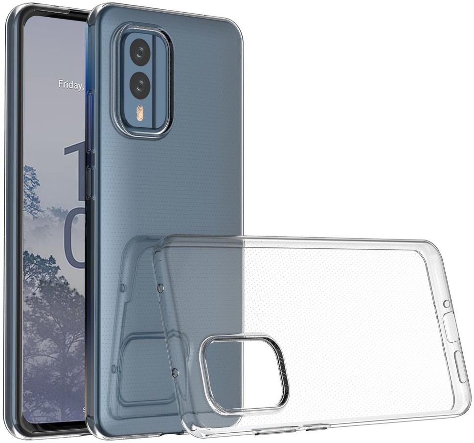 Nokia X30 Hoesje Dun TPU Back Cover Transparant afbeelding 1