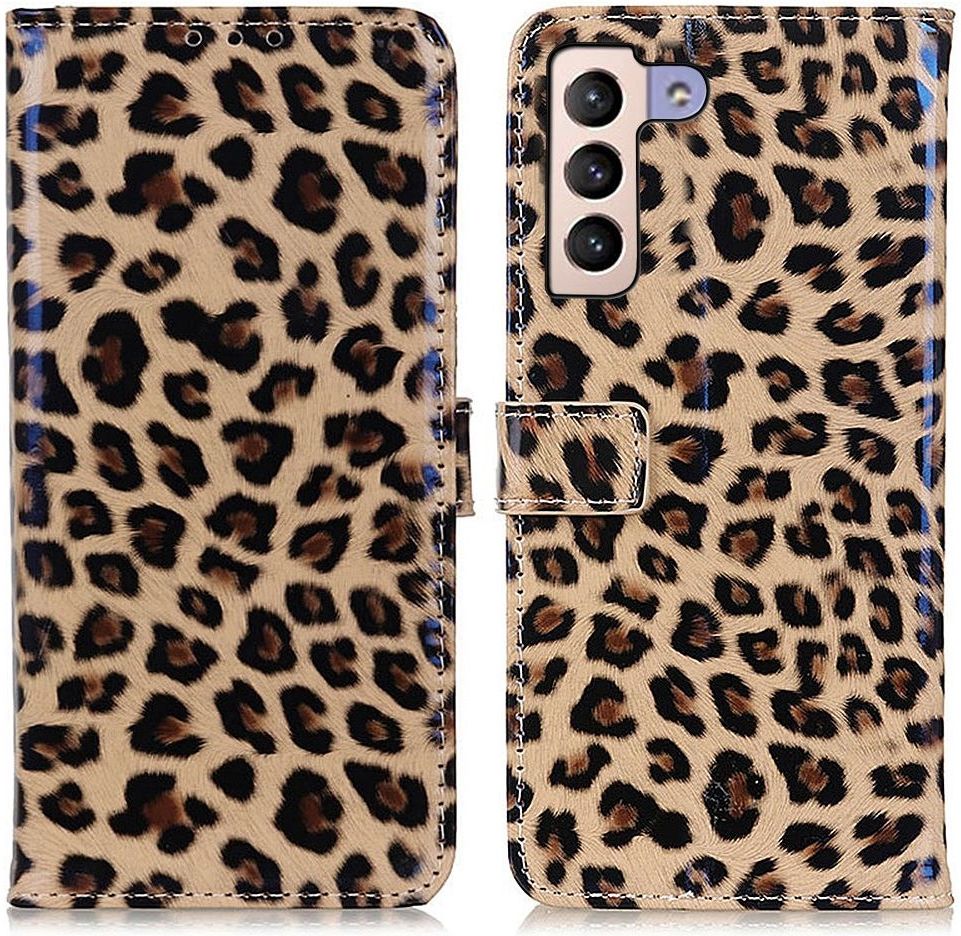 Samsung Galaxy S23 Plus Hoesje Portemonnee Book Case Luipaard Print afbeelding 8