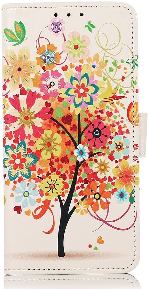 Samsung Galaxy S23 Hoesje Portemonnee Book Case Tree Print afbeelding 1