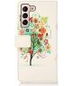 Samsung Galaxy S23 Hoesje Portemonnee Book Case Flower Print