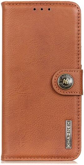 KHAZNEH Samsung Galaxy A14 Hoesje Portemonnee Book Case Bruin afbeelding 2