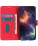 KHAZNEH Samsung Galaxy S23 Plus Hoesje Retro Wallet Book Case Rood