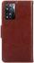 Oppo A57 / A57s / A77 Hoesje Wallet Book Case Kunstleer Bruin afbeelding 2