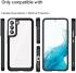 Samsung Galaxy S23 Plus Hoesje Hybride Back Cover Transparant Zwart afbeelding 8