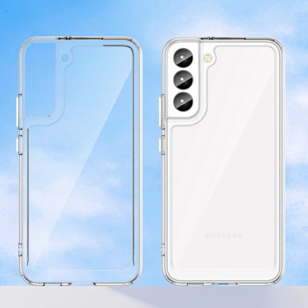 Samsung Galaxy S23 Plus Hoesje Hybride Back Cover Transparant afbeelding 2