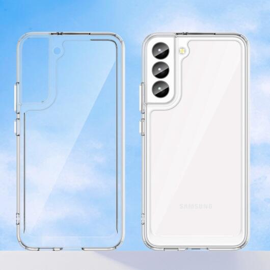 Samsung Galaxy S23 Plus Hoesje Hybride Back Cover Transparant afbeelding 2