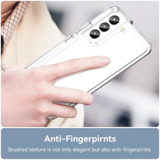 Samsung Galaxy S23 Plus Hoesje Hybride Back Cover Transparant afbeelding 5