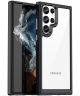 Samsung Galaxy S23 Ultra Hoesje Back Cover Transparant/Zwart
