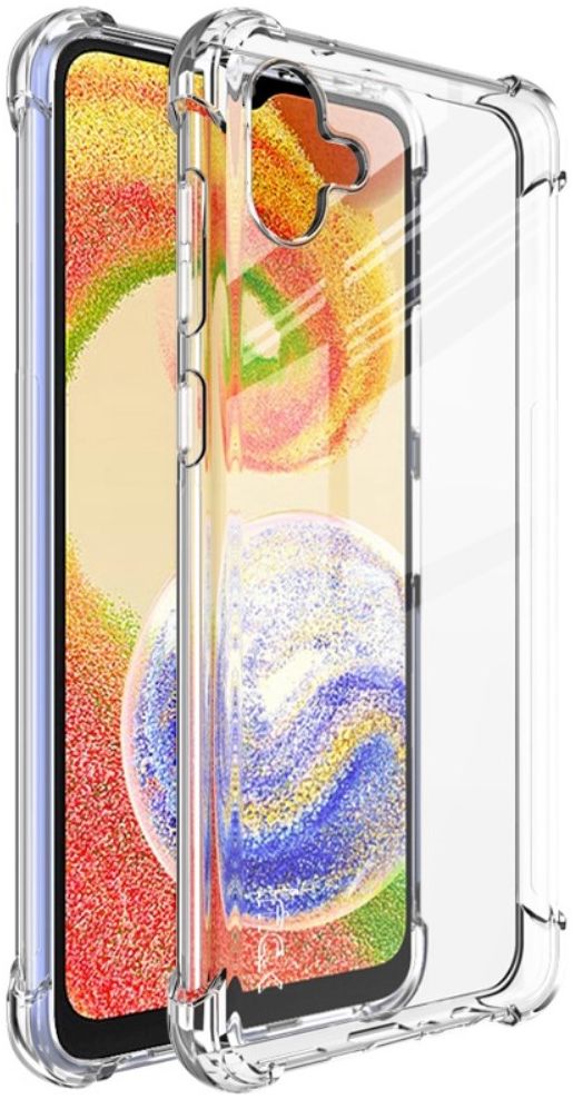 Imak Samsung Galaxy A04 Hoesje Schokbestendig TPU Transparant afbeelding 1