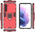 Samsung Galaxy S23 Hoesje met Magnetische Kickstand Ring Rood afbeelding 5