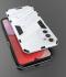 Samsung Galaxy A14 Hoesje Shockproof Kickstand Back Cover Wit afbeelding 5
