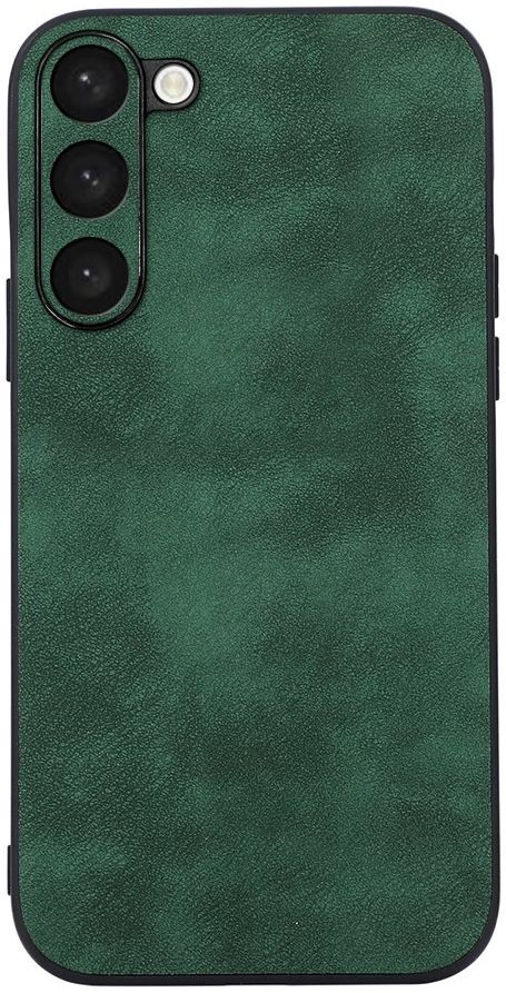 Samsung Galaxy S23 Plus Hoesje Kunstleer Back Cover Groen afbeelding 1