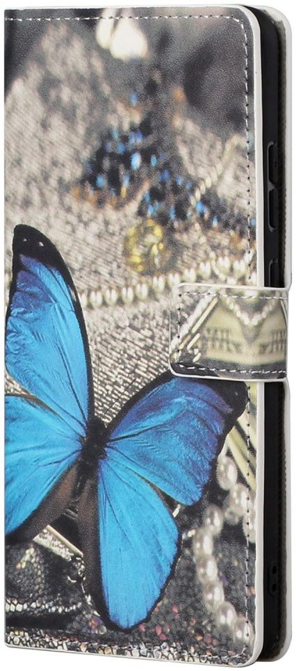 Samsung Galaxy S23 Plus Hoesje Portemonnee Book Case Vlinder Print afbeelding 4