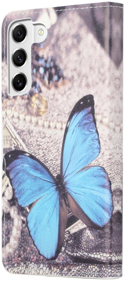 Samsung Galaxy S23 Plus Hoesje Portemonnee Book Case Vlinder Print afbeelding 5